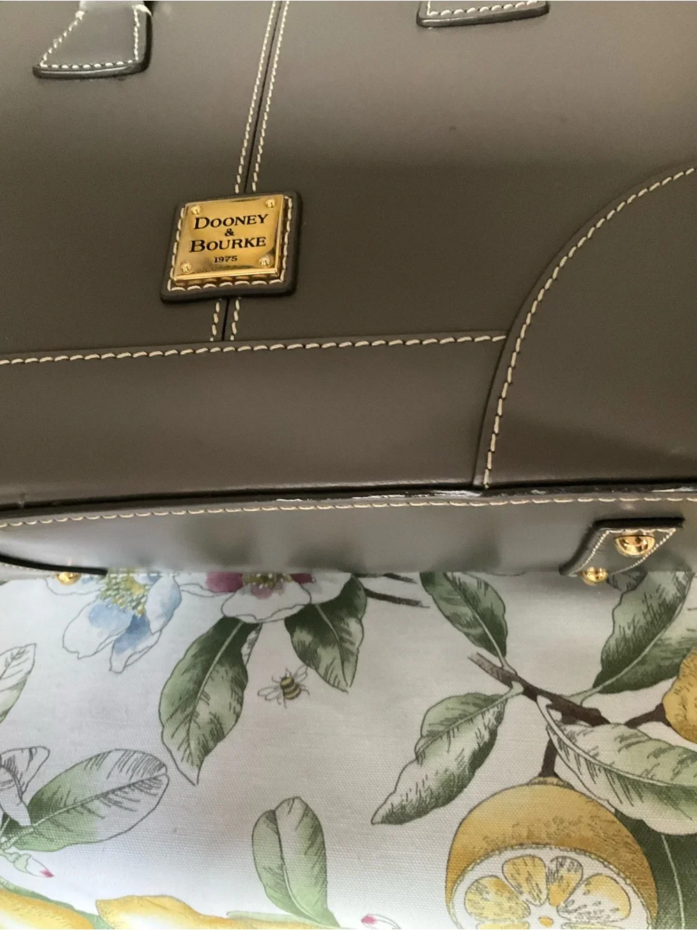 Dooney & Bourke Leather Handbag & Matching Wallet Set